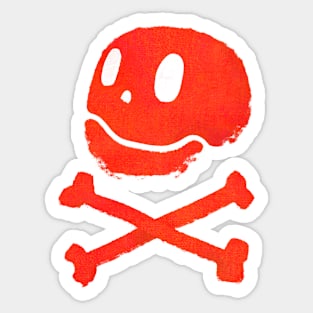 Skull and crossbones Sticker